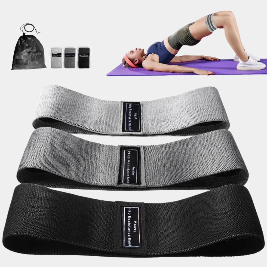 VivaFlex™ Pilates Resistance Band Set (3-Pack)