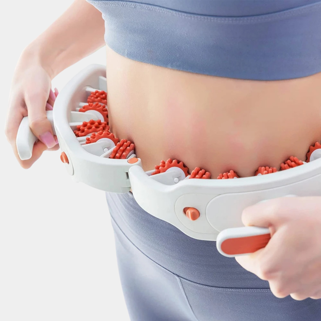 VivaRoll™ 14-Wheel Full-Body Massage Roller