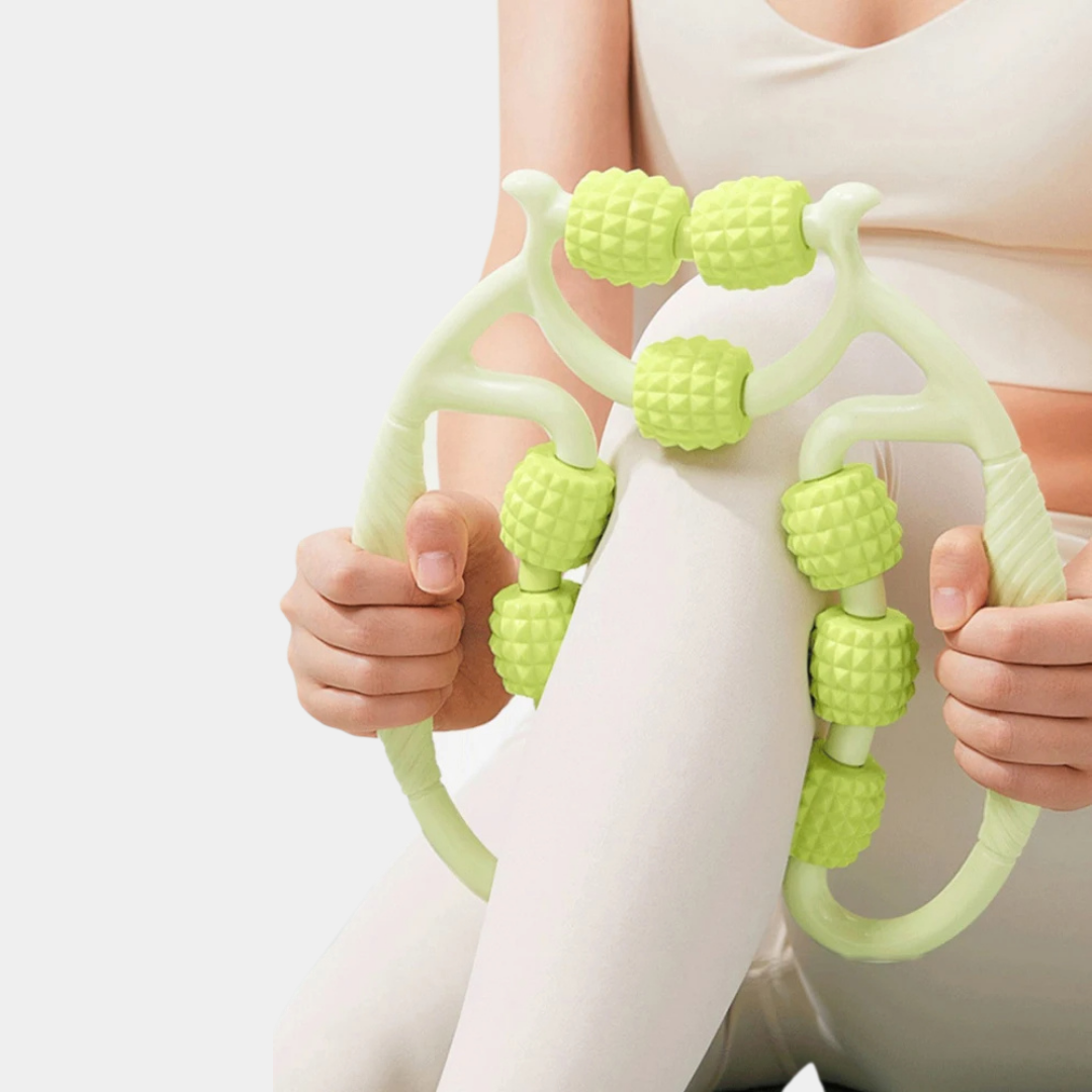 VivaStretch™ 12-Wheel Leg & Muscle Massage Ring