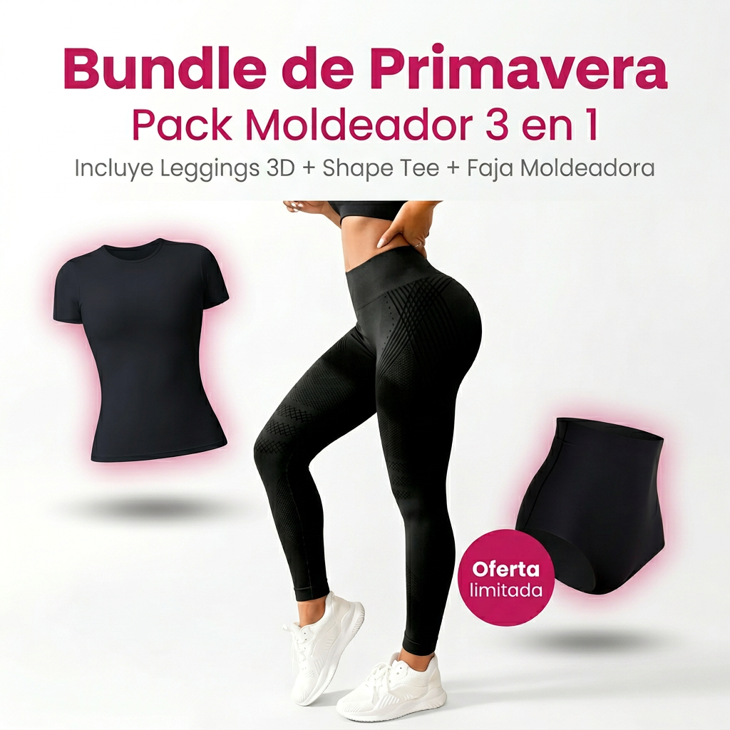 Leggings 3D VivaCuerpo™ (Pack Moldeador 3 en 1)