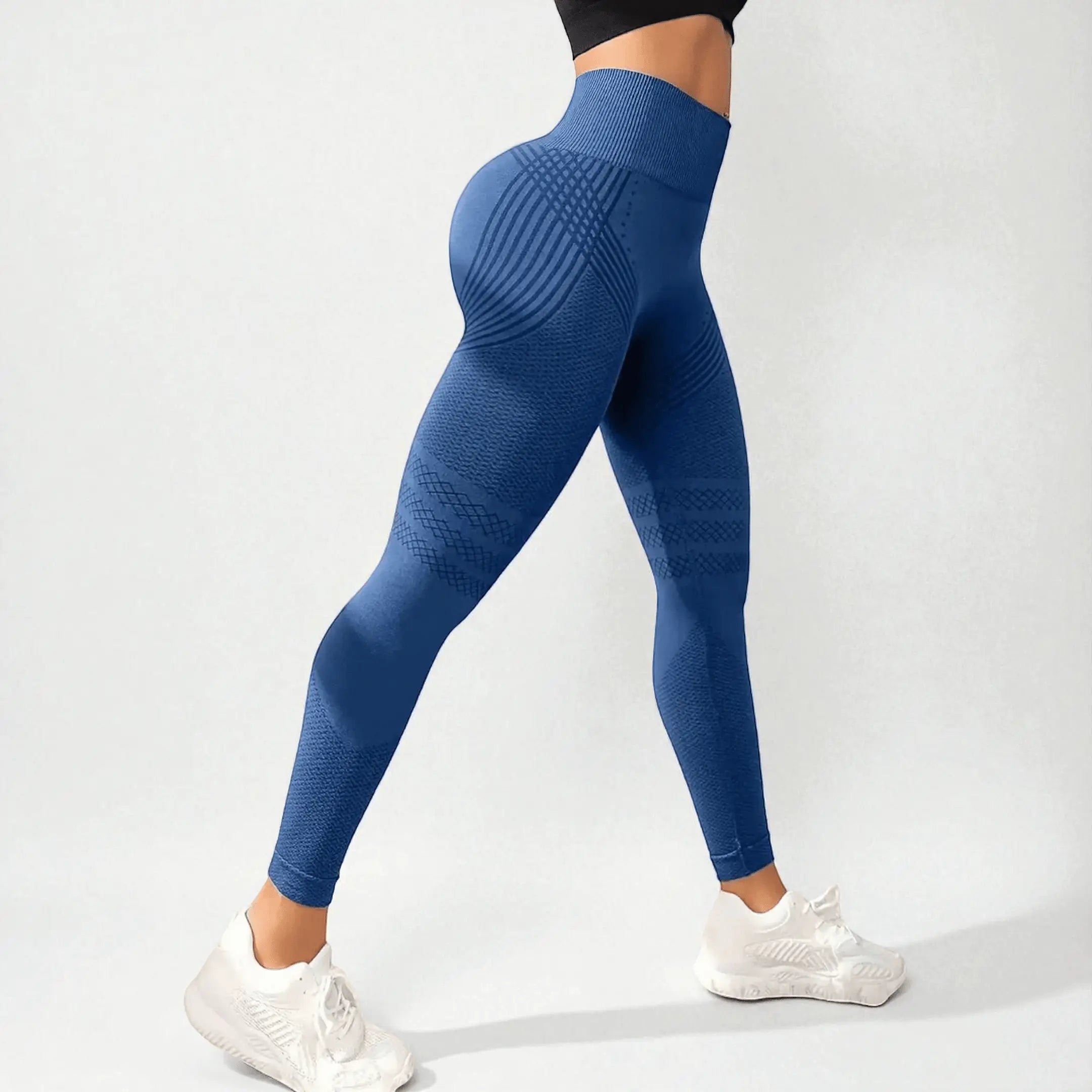 Leggings 3D VivaCuerpo™ - Azul Oscuro