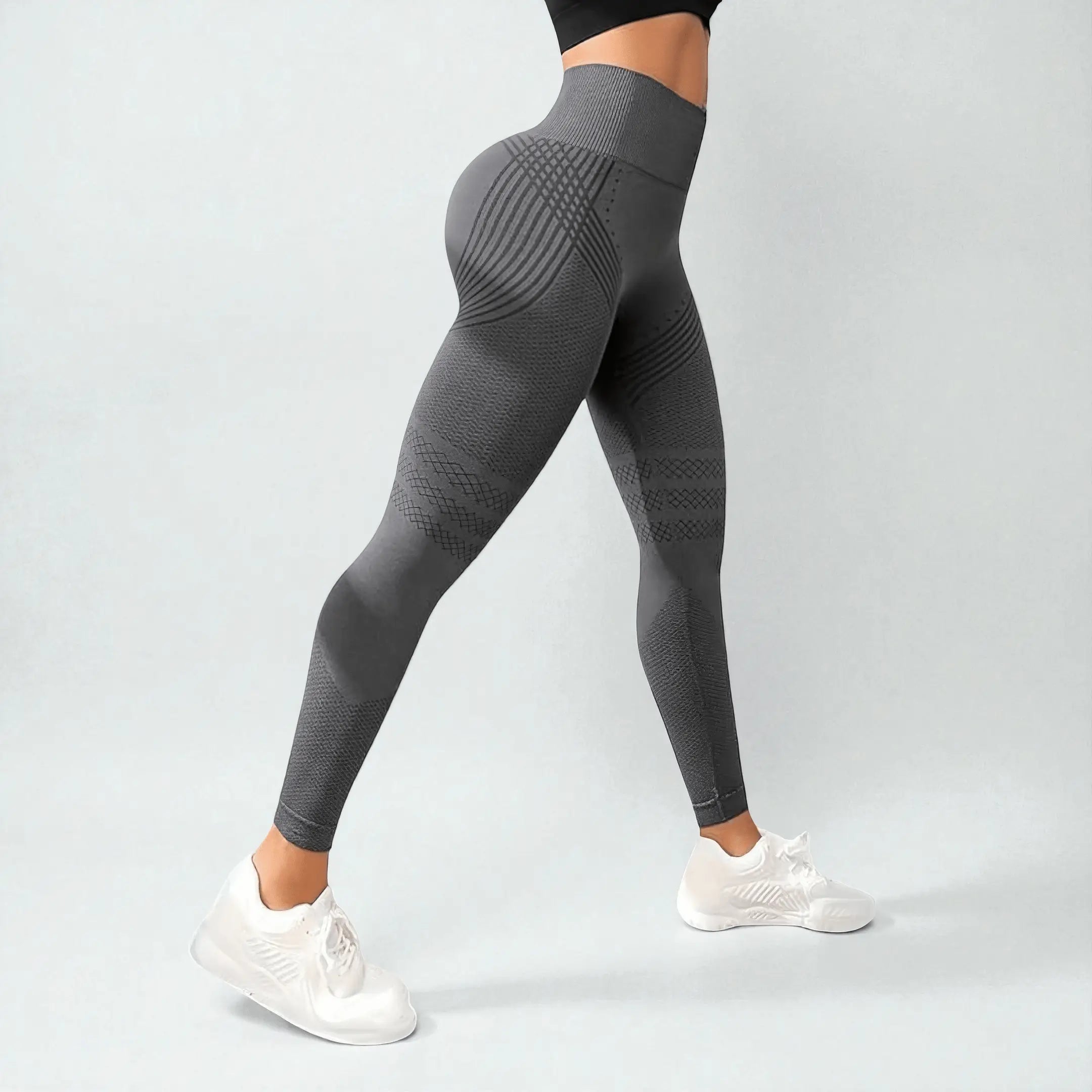 Leggings 3D VivaCuerpo™ - Gris Perla